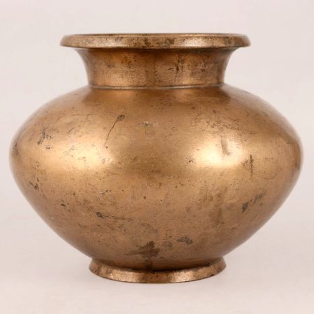South Indian Brass Water Pot for Flower Decoration