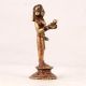 Small Brass Statue of Goddess Radha for Worship