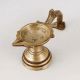 High-Quality Brass Oil Lamp with Handle for Prayer