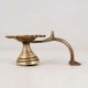High-Quality Brass Oil Lamp with Handle for Prayer