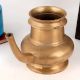 Golden Finish Brass Water Pot with Spout for Decor