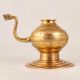 Antique Golden Brass Pot for Indoor Decoration