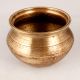 Finest Brass Holy Pot in Antique Brown Finish
