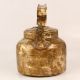 Vintage Indian Brass Kettle with Lid & Handle
