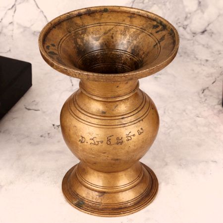 Indian High-Quality Brass Flower Pot for Decor