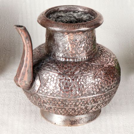 Indian Traditional Copper Water Pot in Islamic Art