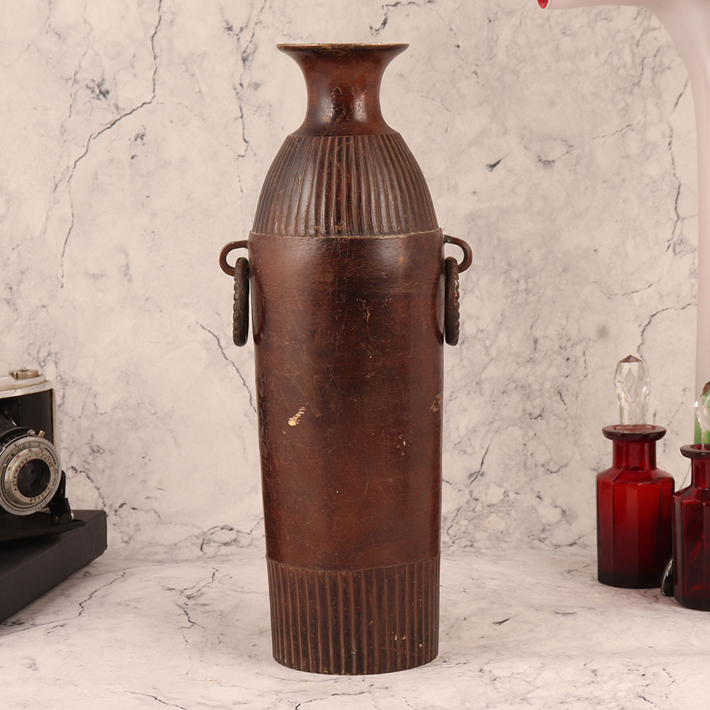 Vintage Brass Flower Pot for Home & Office Decor