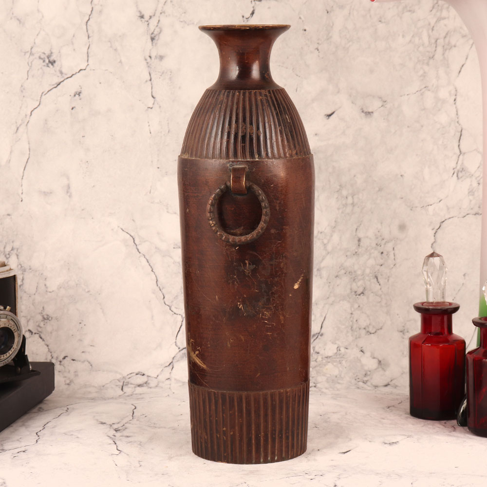 Vintage Brass Flower Pot for Home & Office Decor