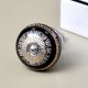 Hand Painted Black Design Ceramic Knob