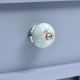 Sage Green Dotted Ceramic Cabinet Knob Online