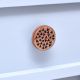 Handcrafted Black and Brown Wooden Knob for Dresser
