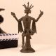 Handcrafted Brass Statue of God in Tribal Art