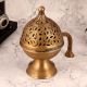 Premium Brass Incense Burner in Jali Work