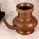 Antique Brown Holy Water Pot Made of Brass