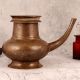Antique Brown Holy Water Pot Made of Brass