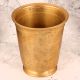 Handcrafted Premium Brass Glass in Golden Finish