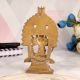 Handmade Brass Statue of Goddess Durga in Golden Finish