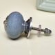 Grey Crackle Ceramic Drawer Knob
