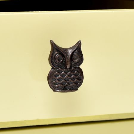 Owl Metal Dresser Knobs