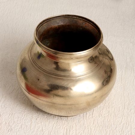 Premium Brass Holy Water Pot for Home & Office Decor