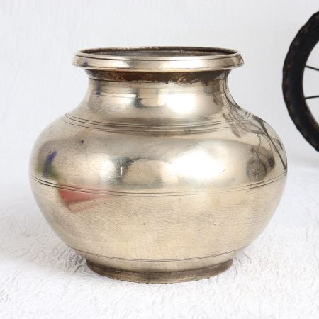 Premium Brass Holy Water Pot for Home & Office Decor