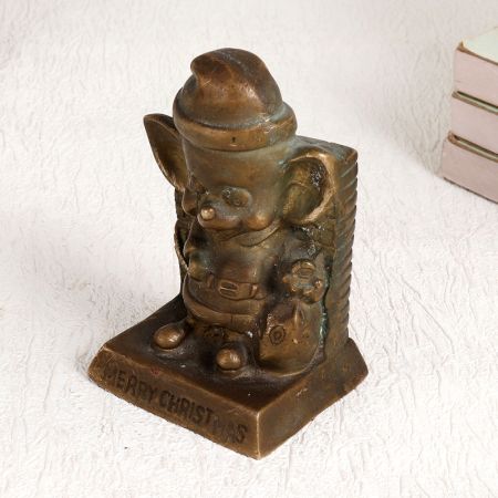 Handmade Finest Brass Rat Statue in English Art