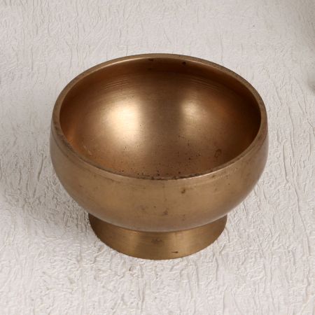 Vintage Brown Kumkum Bowl Made of Finest Brass