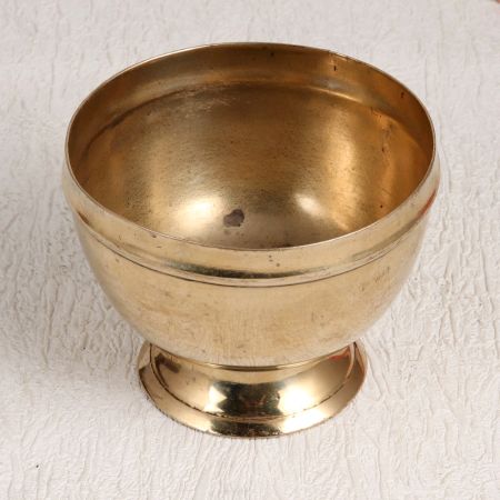 Shiny Golden Premium Brass Kumkum Bowl for Decoration