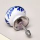 Blue Floral Knob