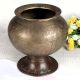 High-Quality Brown Brass Flower Pot for Decoration