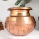 Indian Vintage Copper Cooking Pot for Decoration