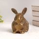 Beautiful Brown Finish Rabbit Statue Made of Brass