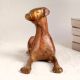 Handcrafted Dog Statue Made of Finest Brass