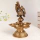 Handmade Finest Brass Peacock Oil Lamp for Decoration