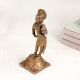 Handcrafted Brass Statue of Lady Standing for Decoration
