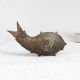 Jali Work Brass Statue of Fish for Home Decor