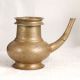 South Indian Art Vintage Brass Holy Water Pot with Spout