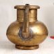 South Indian Art Water Pot with Spout Made of Brass