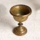 Antique Brown Finish Brass Kumkum Cup for Prayer
