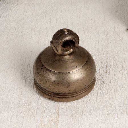 Brown Finish Bell Metal Hanging Bell in Himachal Art