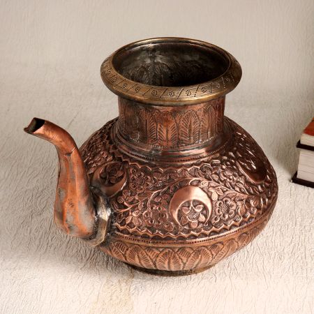 Islamic Art Premium Copper Water Pot for Home Decor
