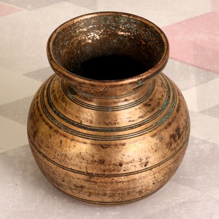 South Indian Finest Brass Holy Water Pot for Rituals