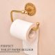 Handmade Premium Brass Toilet Paper Holder for Bathroom
