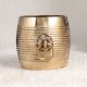 Handmade Shiny Golden Measurement Pot Made of Brass