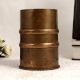 Handcrafted South Indian Holy Pot in Cylindrical Shape for Decor