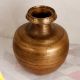 Vintage High-Quality Brass Pot for Indoor Decoration