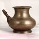 Antique Finish Holy Water Pot with Spout Made of Brass