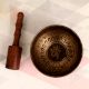 Tibetan Art Bell Metal Om Singing Bowl for Meditation