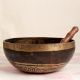 Handcrafted Finest Bell Metal Om Singing Bowl with Wooden Mallet