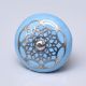 Turquoise Strewn Flat Knob